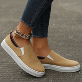 Low-Top Solid-Color Flat-Soled Single-Shoe Women's Foot-Swearing Lazy Shoes