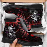 Autumn Round Toe Fashion Ankle Boots Size 43 Printing Boots Non Slip Platform Boots Lace Up Women Shoes Zapatos