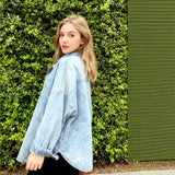 ZA Women's Urban Casual Wash Denim Jacket