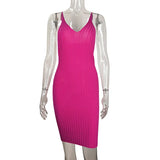 Women's Sexy Hottie V-Neck Slimming Knitted Back Sling