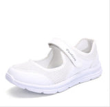 Women Shoes 2022 New Hollow Mesh Soft Sole Casual Shoes Non Slip Flat Shoes Light Sneakers Women Large Size Shoes