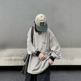 Heavy Striped Letter Embroidered Edstle Men And Women Loose Striped Round Collar Design