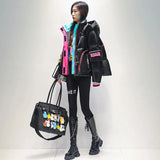 Winter Down Coat Jackets Women Hooded Parka Winter Clothing Snow Coat Casual Thick Short Puffer Jacket Bright
