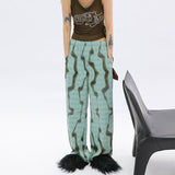 Warm Thickened Lamb Plush Winter Sweatpants Solid High Waist Baggy Pants Joggers Preppy Students Korean Harajuku