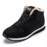 Men Boots Winter Shoes Mans Footwear Warm Fur Snow Boots Ankle Botas Hombre Winter Boots For Men Plush Winter Sneakers Plus