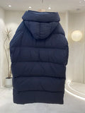 Down Jacket Women Hooded Coat 2023 Winter New Loose Girls' Jacket Thick Windbreak 90 white duck Down
