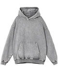 Autumn Distressed Hoodie Sweatshirts 2022 Thick Long Sleeves Solid Color Pullovers Fashion Casual Streetwear Loose