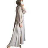 And Autumn New Muslim Women's Clothing Pure Color Elegant Fashion Loose-Fitting