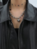 Spring Autumn Oversized Casual Waterproof Black Soft Pu Leather Jacket Women with Drop Shoulder Long Sleeve Fashion