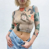Woman Backless Crop