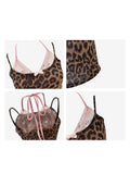 Women's Lace Patchwork Camisole Crop Top Vintage Y2k Summer Fashion Streetwear Tank Top Female Sexy Sleeveless Off Shoulder