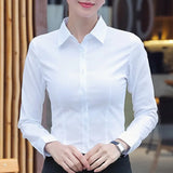 Women Shirts Blouses Women White Shirt Long Sleeve Blouse Female Tops OL Basic Shirt Blouses 2023 Fashion Elegant Woman