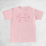 Coquette Bow Print Oversized Short Sleeve TeeOutfit