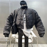 Women Oversized Short Jacket Female Winter Coats Long Sleeve Bomber Jackets Outwear Parka Coat 2023 Spring Autumn