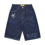 Shorts Hip Hop Denim Gym Shorts Men's Women's 2023 Summer New Harajuku Fashion Casual Punk Rock Gothic Men Basketball