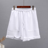 Soft Cotton Sets Women 2022 New Casual Two Pieces Long Sleeve Sweatshirt &amp; High Waist Shorts Solid Outfits