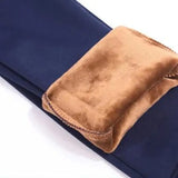 Women Winter Warm women's pants Velvet Thick Trousers High Waist Elastic Mother Stretch pencil Pants clothes 5XL