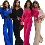 Zingj / Winter 2023 Street Style Suit Solid Color Fashion V-Tie Pantsuit