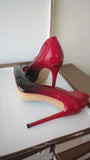 Onlymaker Women's Pointed Toe 12CM Slip On Thin Heels Sexy heeled Stiletto Gradient Colorful Wedding Dress Party