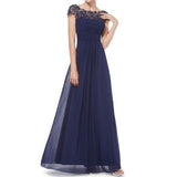 2022 High Waist Lace Patchwork Evening Party Dresses Women Elegant Fashion Solid A-line Wedding Dress Vestidos De