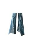 Flare Jeans Vintage Low Waisted Split Trousers Aesthetic Streetwear Casual Cargo Pants Women Korean Style Distressed