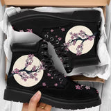 Autumn Round Toe Fashion Ankle Boots Size 43 Printing Boots Non Slip Platform Boots Lace Up Women Shoes Zapatos