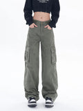 Vintage 90s Green Cargo Jeans-Outfit