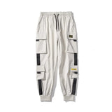Harajuku Multi Pockets Cargo Pants Women Slim Harem Pants Bf Korean Elastic Waist Sweatpants Thin Casual Trousers Punk