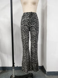 Explosion Water Wash Denim Thin Straight Trousers Retro Old High-Rise