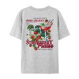 Strawberry Retro Graphic T-Shirt- Outfit