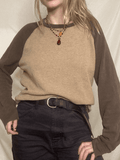 Ribbed Raglan Sleeve Tee- Outfit
