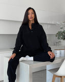 New Casual Jacket Suit Women's Solid-Colored Velvet Trousers