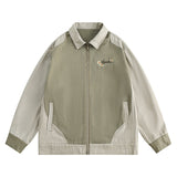 Embroidery Daisy Patchwork Oversized JacketOutfit