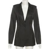 Women's Suit 2022 Spring Fashion Single Button Long Sleeve Blazers Suits with Shorts Office Lady Elegant 2 Piece Sets Red