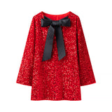 Women's Dress 2025 New Spring Bow Skirt Multi-Colored Bright Sleeve Mini