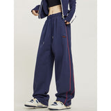 S-4Xl Striped Sweatpants Women Y2K Oversized Wide Leg Cargo Pants Streetwear Harajuku Baggy Casual Joggers Sports