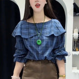 Simple And Thin Striped Knitted Shirt Summer New Small Man With Reduced Age Thin Short-Sleeved