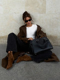 Buttoned Long Sleeve Solid Top- Outfit