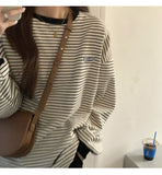 90s Striped Oversized Long Sleeve TeeOutfit