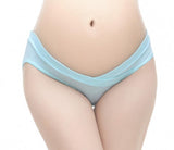 Cotton Maternity Pregnant Underwear Postpartum Mother Under Bump Panties V-Shaped Soft Belly Support Panty