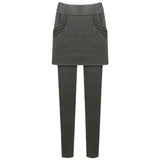 clothes Thicker Warm Women Winter Leggings Female Casual Outer Wear leggins Pants Skirt Sweatpants High Waist