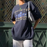 Vintage Bear Graphic Oversized TeeOutfit