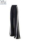 Y2k Women 2023 Autumn Korean Style Fashion Baggy Black Pants Joggers Casual High Waist Floor-Length
