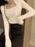Rib Knit Sweater-Outfit
