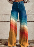 Zingj Style Ebay Plus Size Female Casual Pants Thin Wide Leg Pants-Outfit