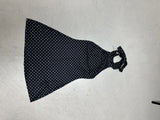 Light Cooked Wind Hanging Neck Tie With Wave Point Dress Fashion Commuting Low Back Low Waist Figure A-Character
