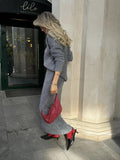 2025 Elegant Soft Thicker Round Collar Sweater + Fishtail Skirt Two Sets Of Women's OL Wind Top + Skirt
