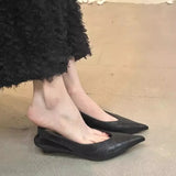 Temperament Sharp Slope And Head Sandals Woman 2025 New Summer Gentle Fairy Wind After The Empty Mule Single