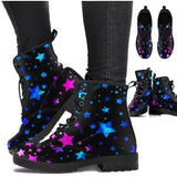 Autumn Round Toe Fashion Ankle Boots Size 43 Printing Boots Non Slip Platform Boots Lace Up Women Shoes Zapatos