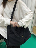 Vintage Wash Large Shoulder Bag- Outfit